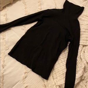 Womens XS Black Turtle Neck